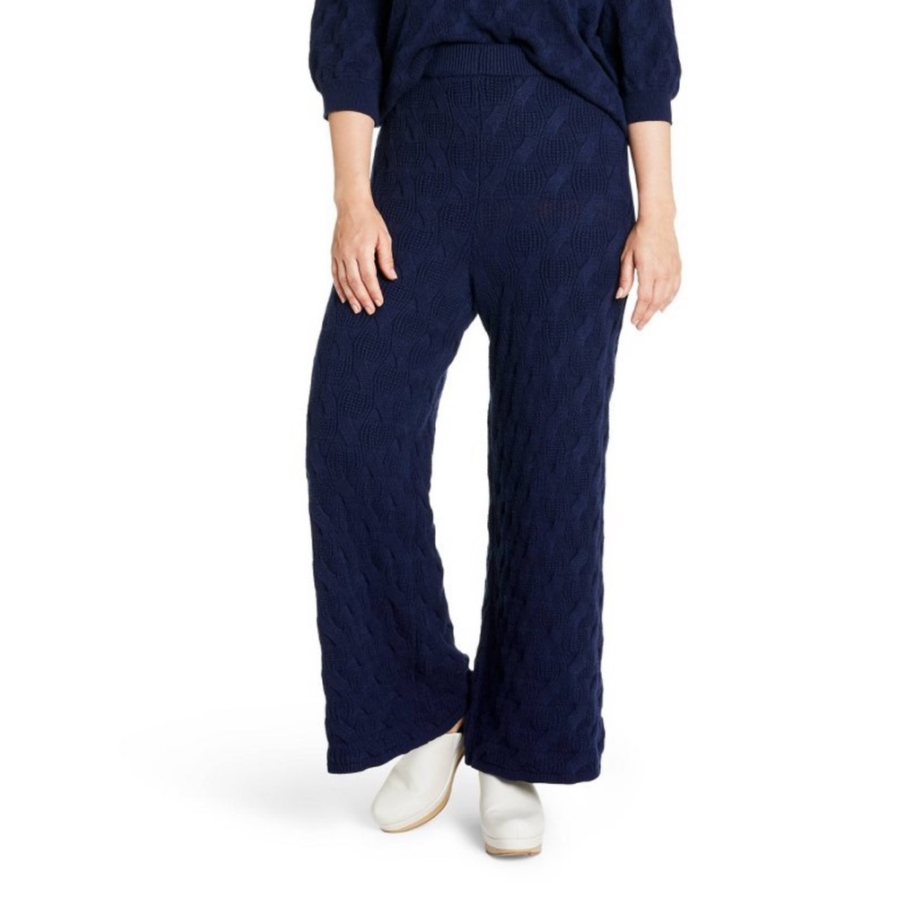 Rachel Comey High-Rise Wide Leg Knit Palazzo Pants - Picture 5 of 8